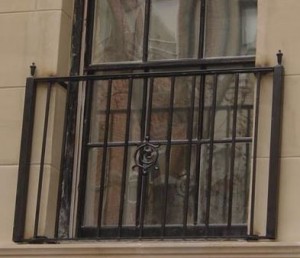 Partial Window Ironwork Gate